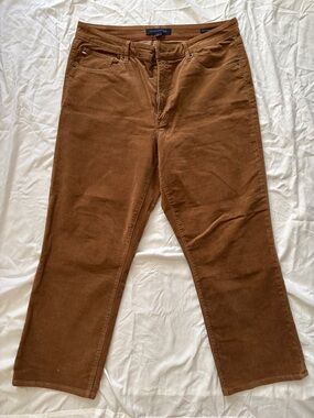 Tommy Hilfiger women’s Corduroy Pants in Warm Brown. Sz 16 NWOT